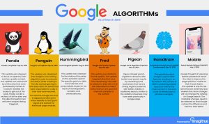 Google algorithms الگوریتم های گوگل چند دسته است