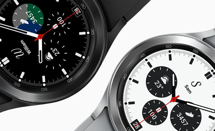 galaxy watch4 classic black silver front design mo رهنما سئو